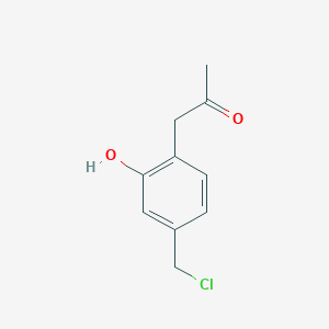 1-(4-(Chloromethyl)-2-hydroxyphenyl)propan-2-one