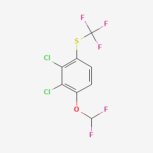 1,2-Dichloro-3-difluoromethoxy-6-(trifluoromethylthio)benzene