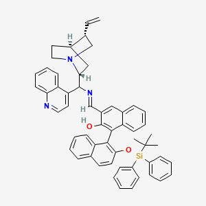 (1S)-3-[[(9S)-Cinchonan-9-ylimino]methyl]-2-[[(tert-butyl)diphenylsilyl]oxy]-[1,1-binaphthalen]-2-OL