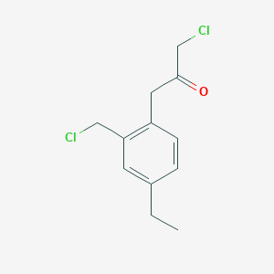 1-Chloro-3-(2-(chloromethyl)-4-ethylphenyl)propan-2-one