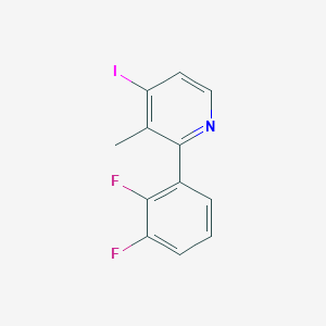 molecular formula C12H8F2IN B14045291 2-(2,3-Difluorophenyl)-4-iodo-3-methylpyridine 