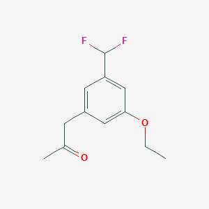 1-(3-(Difluoromethyl)-5-ethoxyphenyl)propan-2-one