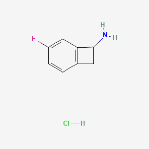 4-Fluorobicyclo[4.2.0]octa-1(6),2,4-trien-7-amine hcl