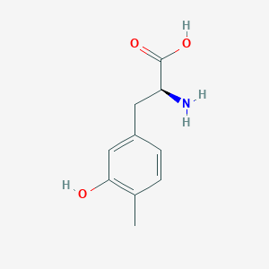 molecular formula C10H13NO3 B14045331 4-Methyl-3-hydroxyphenylalanine CAS No. 17028-04-5