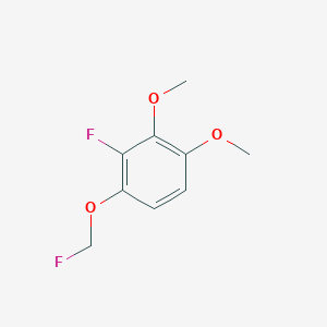 1,2-Dimethoxy-3-fluoro-4-(fluoromethoxy)benzene