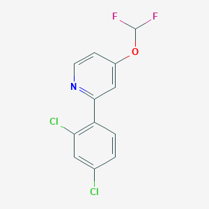 2-(2,4-Dichlorophenyl)-4-(difluoromethoxy)pyridine