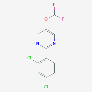 2-(2,4-Dichlorophenyl)-5-(difluoromethoxy)pyrimidine