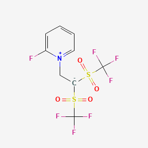 1-[2,2-bis(trifluoromethylsulfonyl)ethyl]-2-fluoropyridin-1-ium