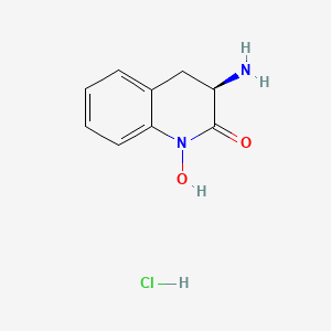 (R)-3-amino-1-hydroxy-3,4-dihydroquinolin-2(1H)-one hydrochloride