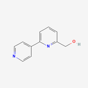 molecular formula C11H10N2O B1404547 2-羟甲基-6-(吡啶-4-基)吡啶 CAS No. 1227514-00-2