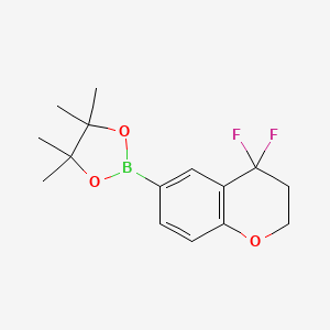 2-(4,4-Difluorochroman-6-YL)-4,4,5,5-tetramethyl-1,3,2-dioxaborolane