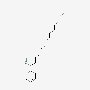 molecular formula C21H36O B14045477 1-Phenylpentadecan-1-ol CAS No. 1851-98-5