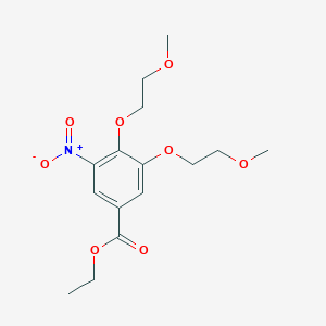 Ethyl 3,4-bis(2-methoxyethoxy)-5-nitrobenzoate