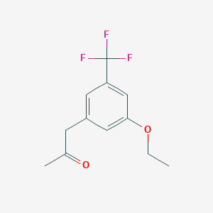 1-(3-Ethoxy-5-(trifluoromethyl)phenyl)propan-2-one