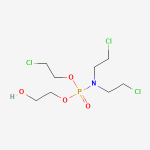 2-Chloroethyl 2-hydroxyethyl N,N-bis(2-chloroethyl)phosphoramidate