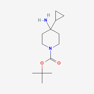 Tert-butyl 4-amino-4-cyclopropylpiperidine-1-carboxylate