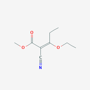 (E)-Methyl 2-cyano-3-ethoxypent-2-enoate