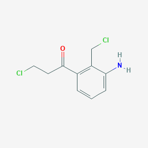 1-(3-Amino-2-(chloromethyl)phenyl)-3-chloropropan-1-one