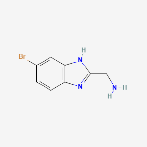 1-(5-Bromo-1H-benzimidazol-2-YL)methanamine