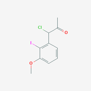 1-Chloro-1-(2-iodo-3-methoxyphenyl)propan-2-one