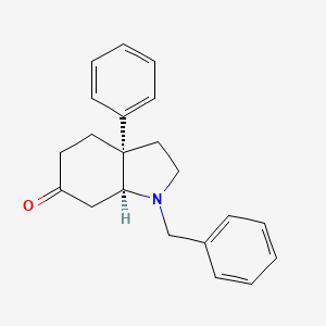 (3aS,7aS)-1-benzyl-3a-phenyl-2,3,4,5,7,7a-hexahydroindol-6-one