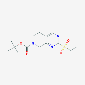 tert-Butyl 2-(ethylsulfonyl)-5,6-dihydropyrido[3,4-d]pyrimidine-7(8H)-carboxylate