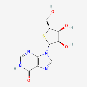 molecular formula C10H12N4O4S B14045832 4'-Thioinosine 