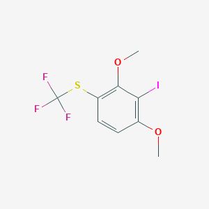 1,3-Dimethoxy-2-iodo-4-(trifluoromethylthio)benzene