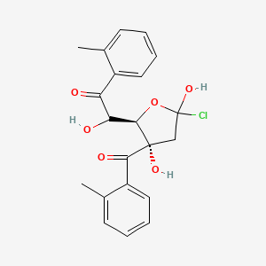 2-((2R,3S)-5-chloro-3,5-dihydroxy-3-(2-methylbenzoyl)tetrahydrofuran-2-yl)-2-hydroxy-1-(o-tolyl)ethanone