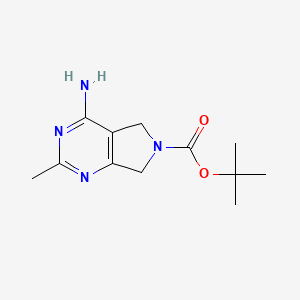 tert-Butyl 4-amino-2-methyl-5H-pyrrolo[3,4-d]pyrimidine-6(7H)-carboxylate