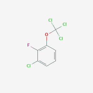 B1404596 1-Chloro-2-fluoro-3-(trichloromethoxy)benzene CAS No. 1404193-78-7