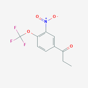 1-(3-Nitro-4-(trifluoromethoxy)phenyl)propan-1-one