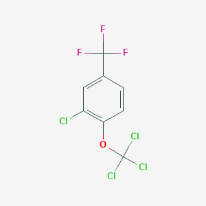 B1404601 2-Chloro-1-(trichloromethoxy)-4-(trifluoromethyl)benzene CAS No. 1417569-59-5