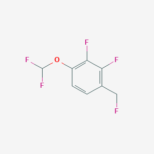 1,2-Difluoro-3-difluoromethoxy-6-(fluoromethyl)benzene