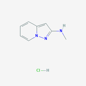 N-methylpyrazolo[1,5-a]pyridin-2-amine;hydrochloride