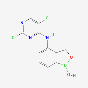 4-((2,5-Dichloropyrimidin-4-yl)amino)benzo[c][1,2]oxaborol-1(3H)-ol