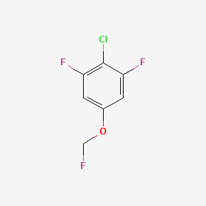 1-Chloro-2,6-difluoro-4-(fluoromethoxy)benzene