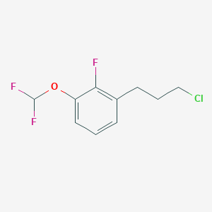 1-(3-Chloropropyl)-3-(difluoromethoxy)-2-fluorobenzene