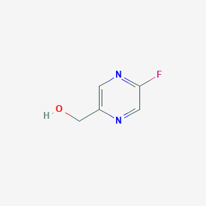 molecular formula C5H5FN2O B14046182 (5-Fluoropyrazin-2-yl)methanol 