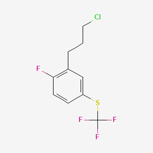 1-(3-Chloropropyl)-2-fluoro-5-(trifluoromethylthio)benzene