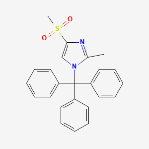 2-Methyl-4-(methylsulfonyl)-1-trityl-1H-imidazole