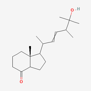 4H-Inden-4-one, octahydro-1-[(1S,2E,4S)-5-hydroxy-1,4,5-trimethyl-2-hexen-1-yl]-7a-methyl-, (1R,3aR,7aR)-