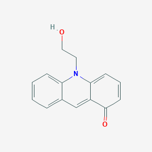 molecular formula C15H13NO2 B14046273 10-(2-Hydroxyethyl)acridin-1-one CAS No. 69851-69-0