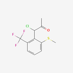 1-Chloro-1-(2-(methylthio)-6-(trifluoromethyl)phenyl)propan-2-one