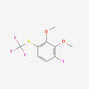 1,2-Dimethoxy-3-iodo-6-(trifluoromethylthio)benzene