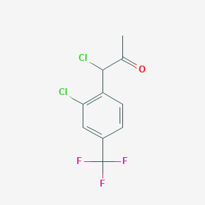 1-Chloro-1-(2-chloro-4-(trifluoromethyl)phenyl)propan-2-one