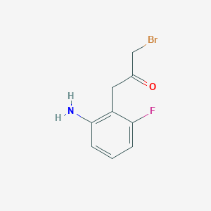 1-(2-Amino-6-fluorophenyl)-3-bromopropan-2-one