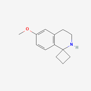 6'-Methoxy-3',4'-dihydro-2'H-spiro[cyclobutane-1,1'-isoquinoline]