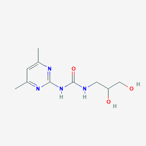 B1404640 3-(2,3-Dihydroxypropyl)-1-(4,6-dimethylpyrimidin-2-yl)urea CAS No. 1616500-58-3