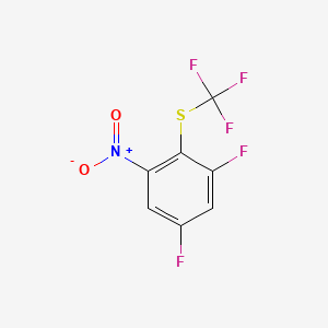 1,5-Difluoro-3-nitro-2-(trifluoromethylthio)benzene